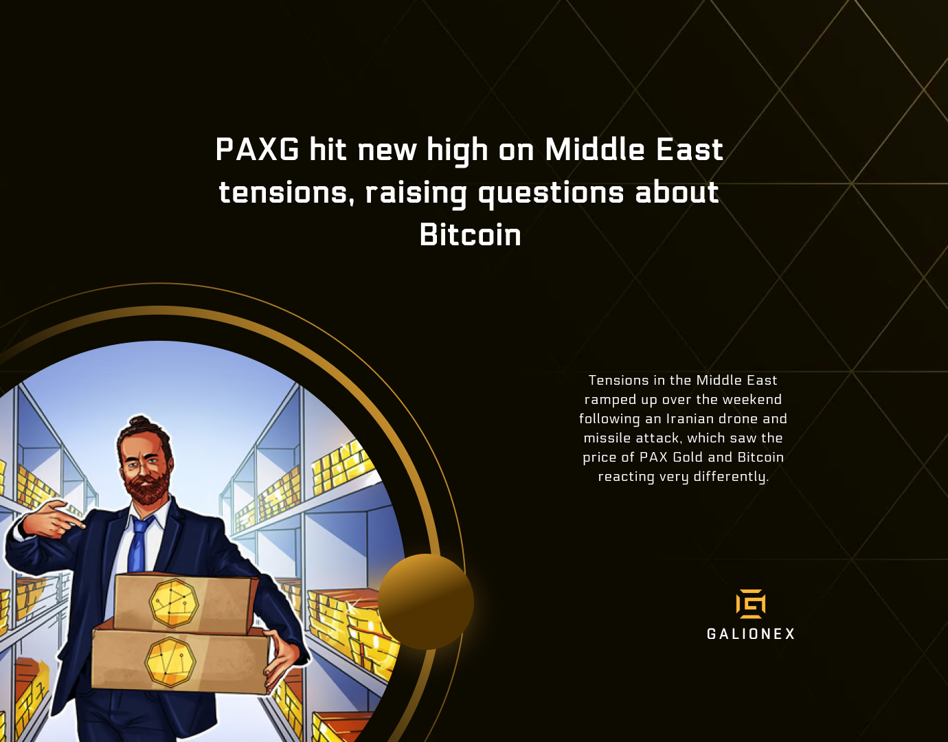 PAXG hit new high on Middle East tensions, raising questions about Bitcoin
