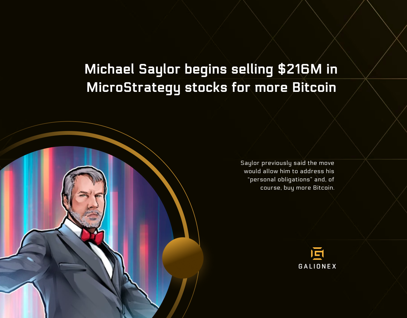 Michael Saylor begins selling $216M in MicroStrategy stocks for more Bitcoin