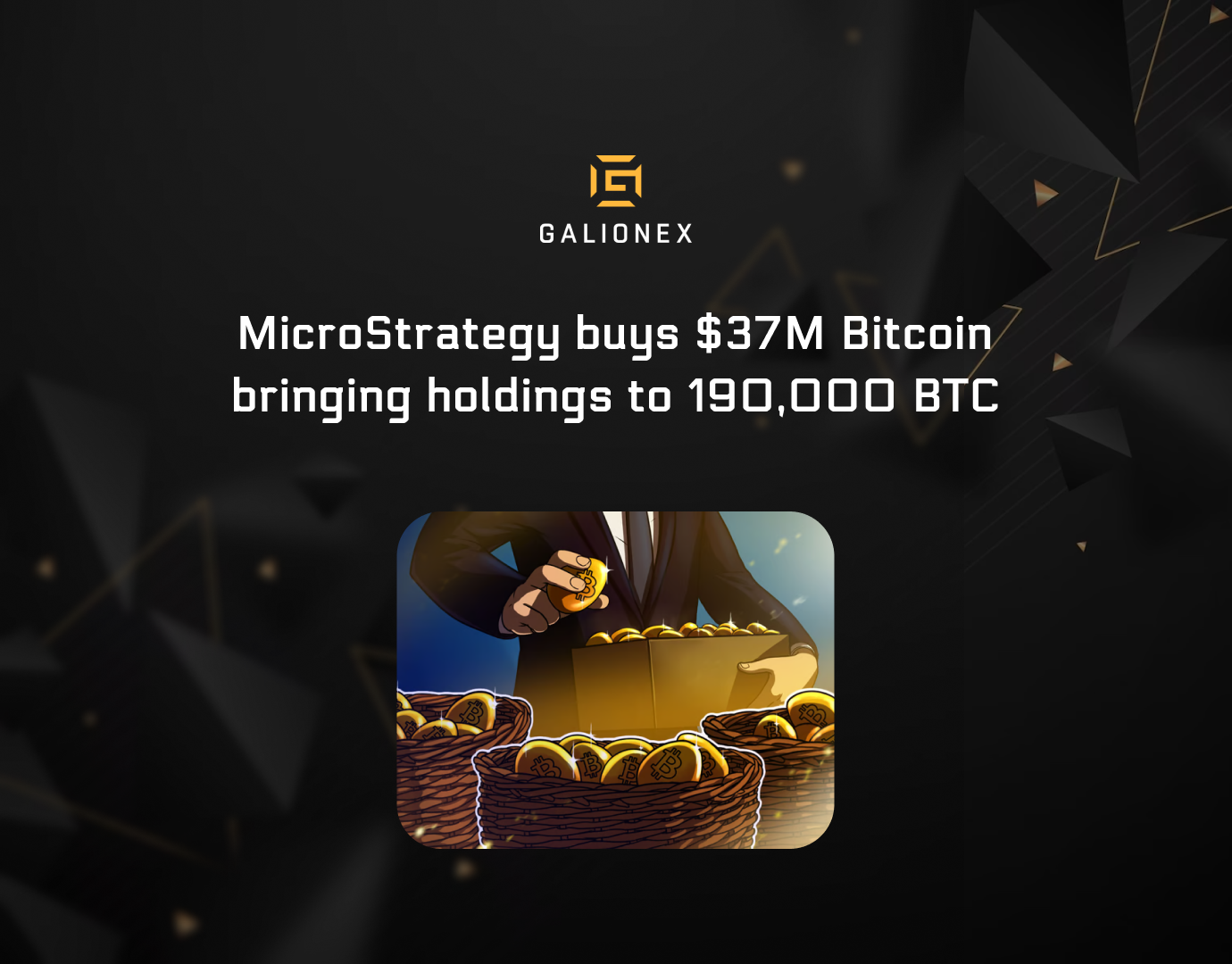 MicroStrategy buys $37M Bitcoin bringing holdings to 190,000 BTC