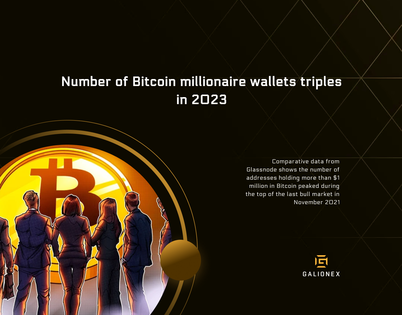 Number of Bitcoin millionaire wallets triples in 2023