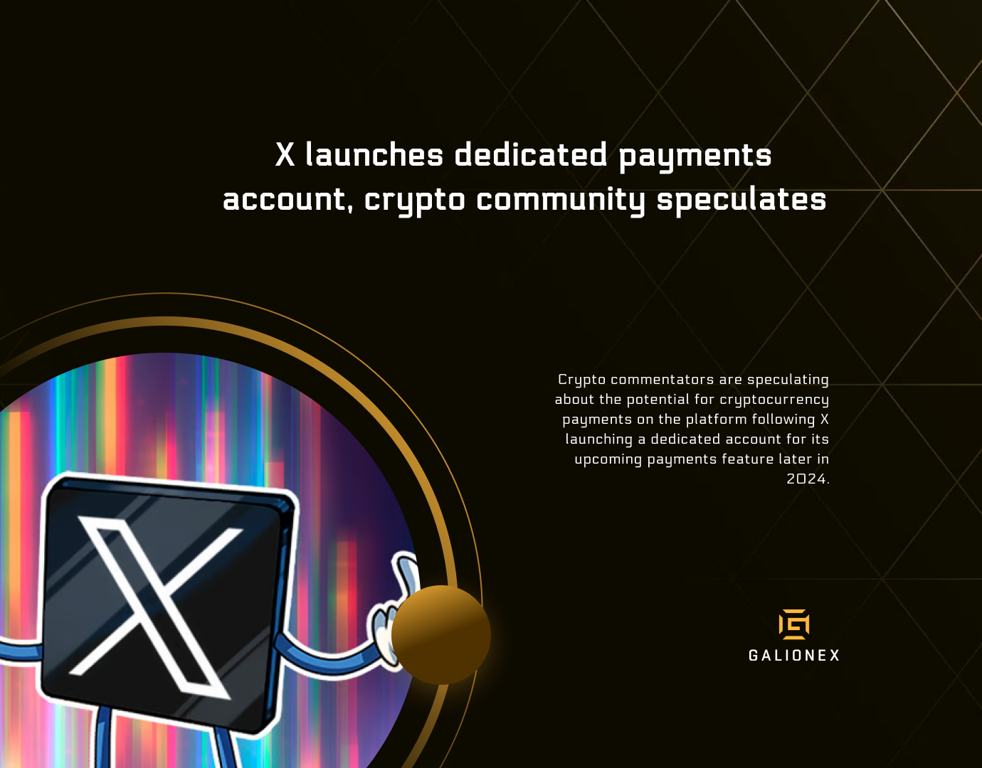 X launches dedicated payments account, crypto community speculates