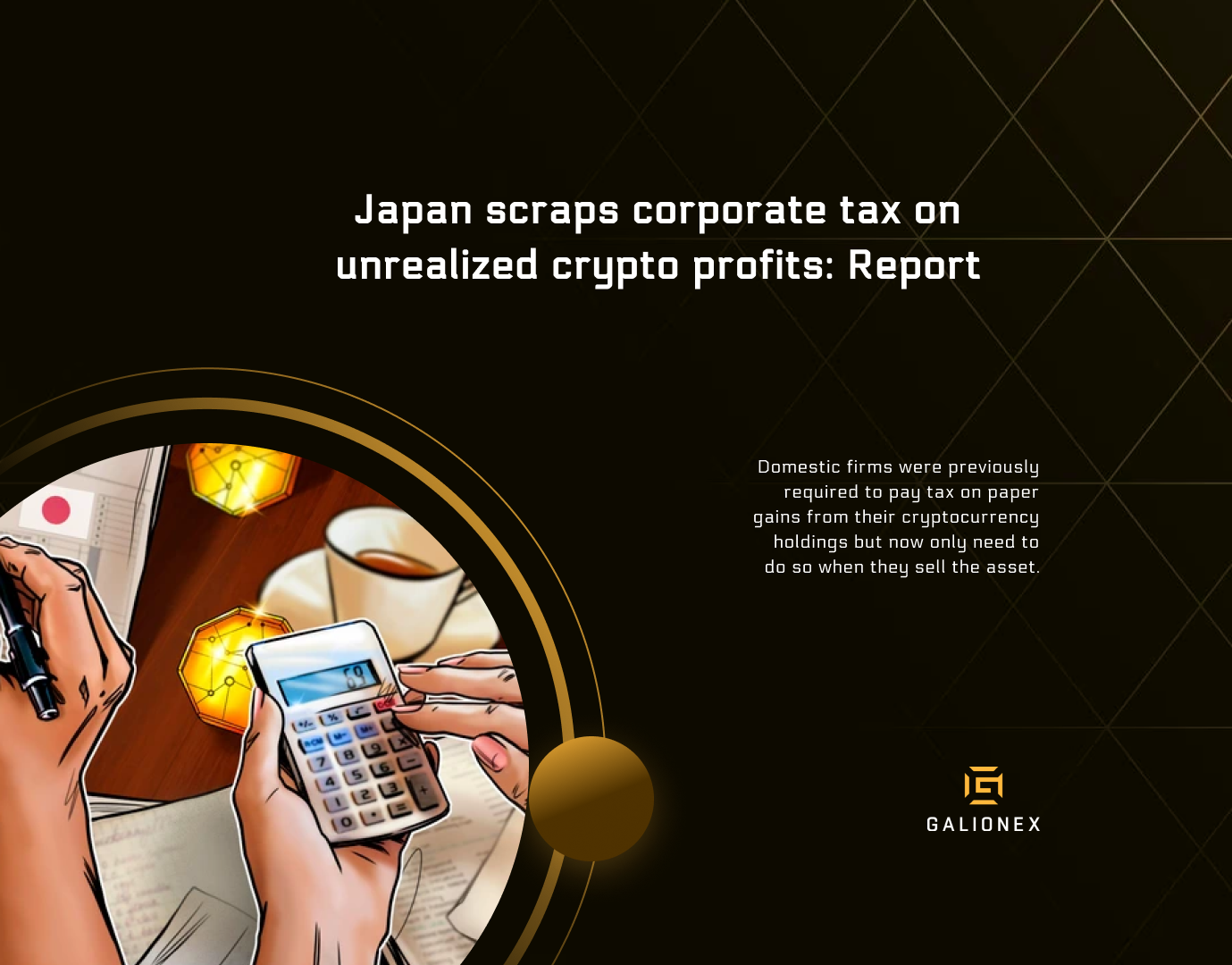 Japan scraps corporate tax on unrealized crypto profits: Report