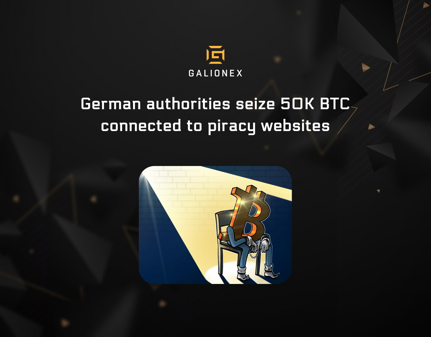 German authorities seize 50K BTC connected to piracy websites