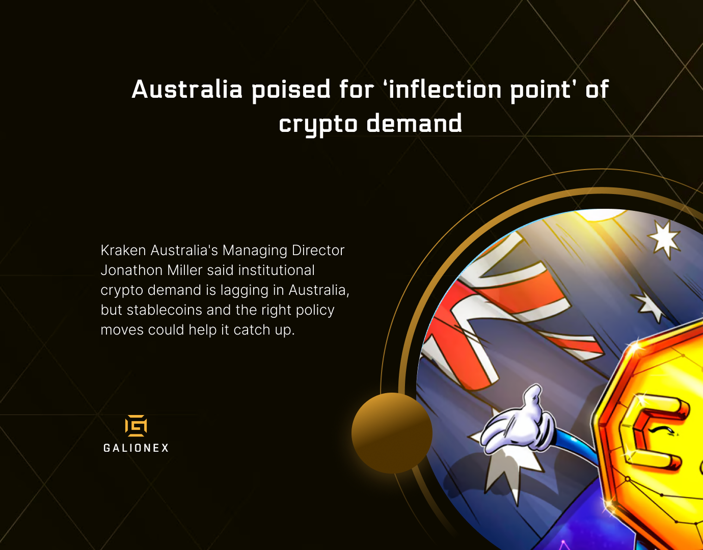 Australia poised for ‘inflection point’ of crypto demand